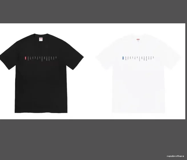White City Label Location 23SS Store Small S Black TEE L M XL T-shirt and Short sleeved 0912